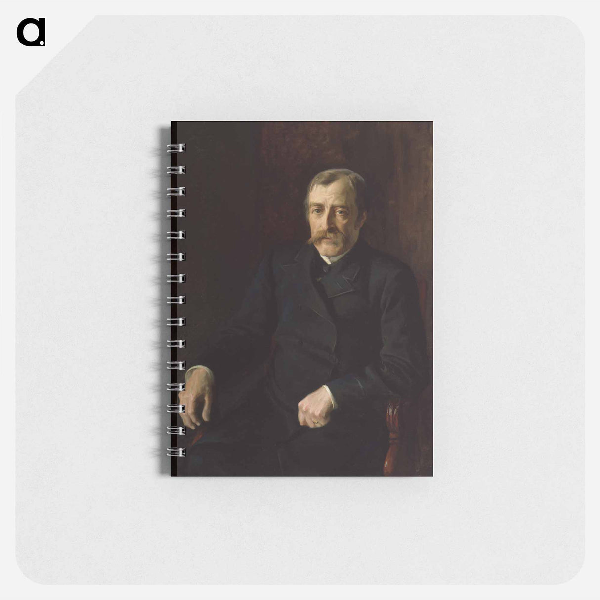 Portrait of professor carl gustaf estlander - アルバート エーデルフェルト Memo.