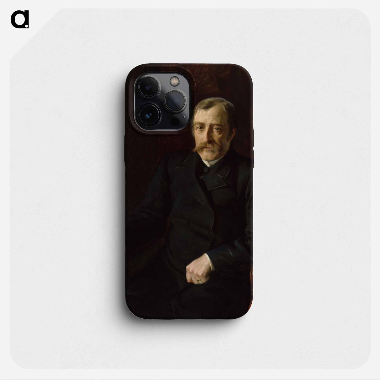 Portrait of professor carl gustaf estlander - アルバート エーデルフェルト Phone Case.