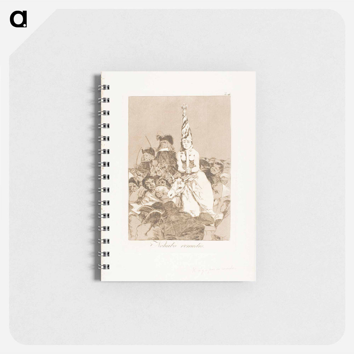 Nothing could be done about it, plate 24 from Los Caprichos by Francisco José de Goya y Lucientes - フランシスコ デ ゴヤ Memo.