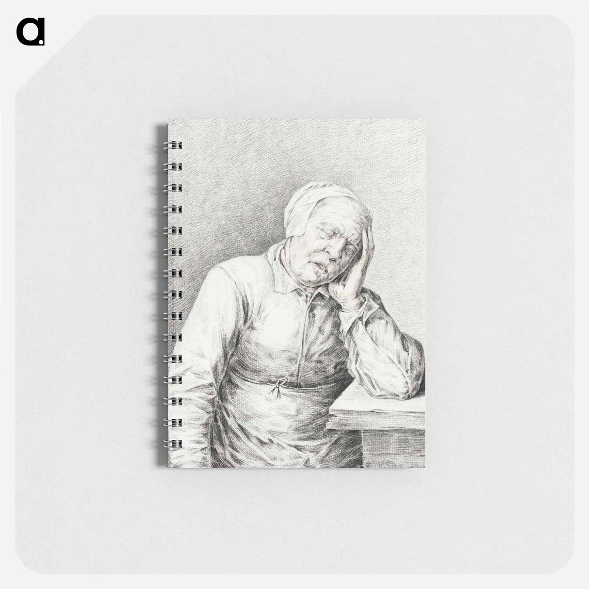 Sleeping old woman, with her head in her hand - ジャン ベルナール Memo.