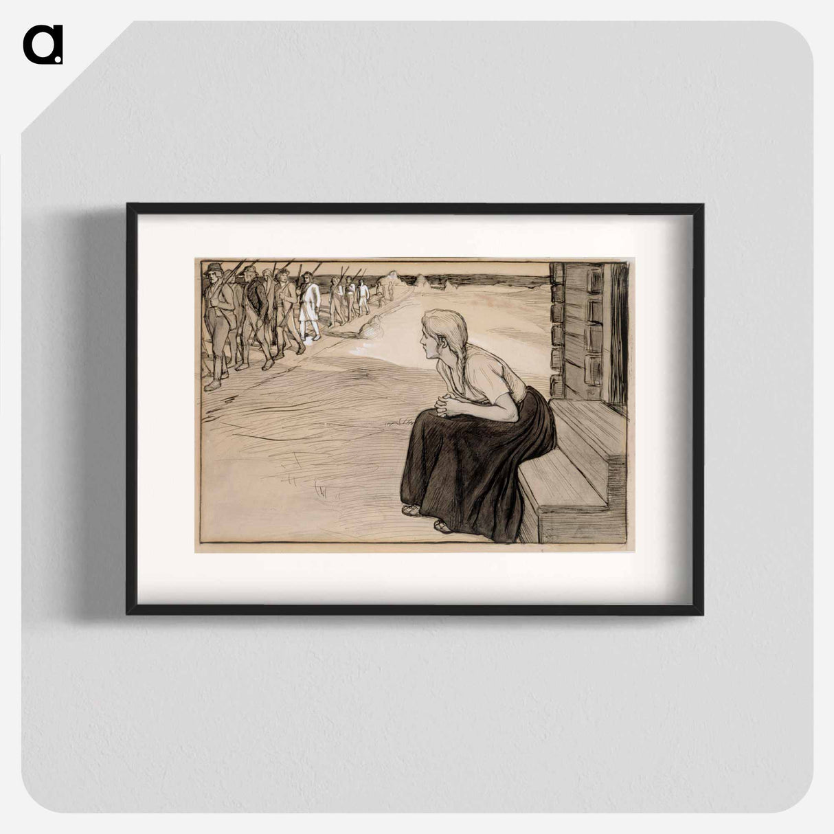 jo päivä laski - アルバート エーデルフェルト Poster.