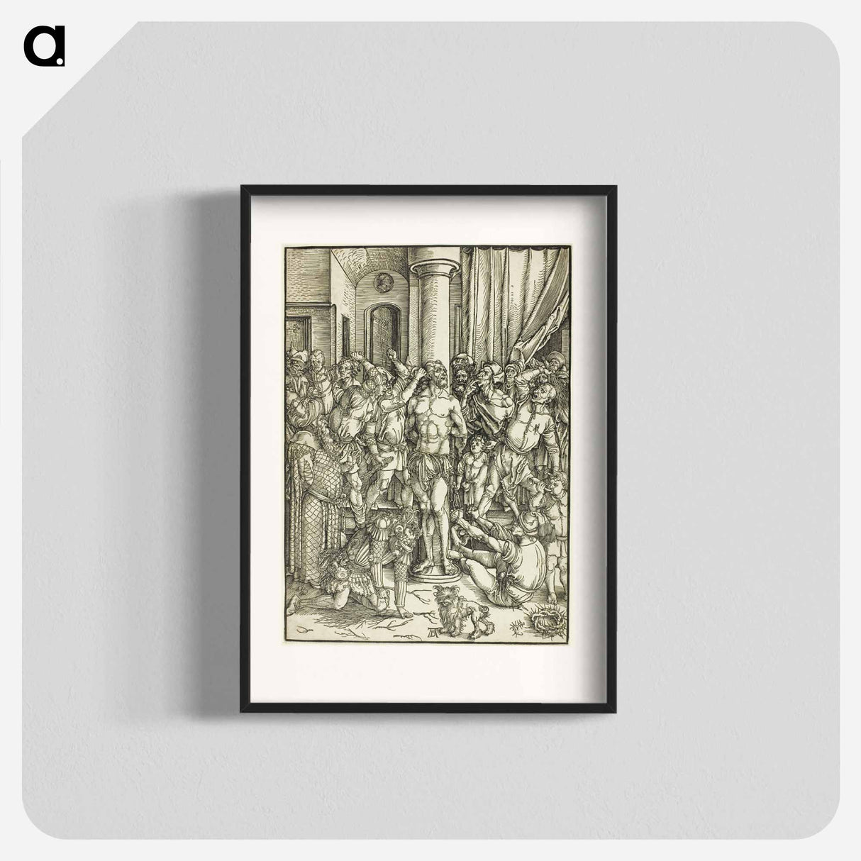 The Flagellation - アルブレヒト デューラー Poster.