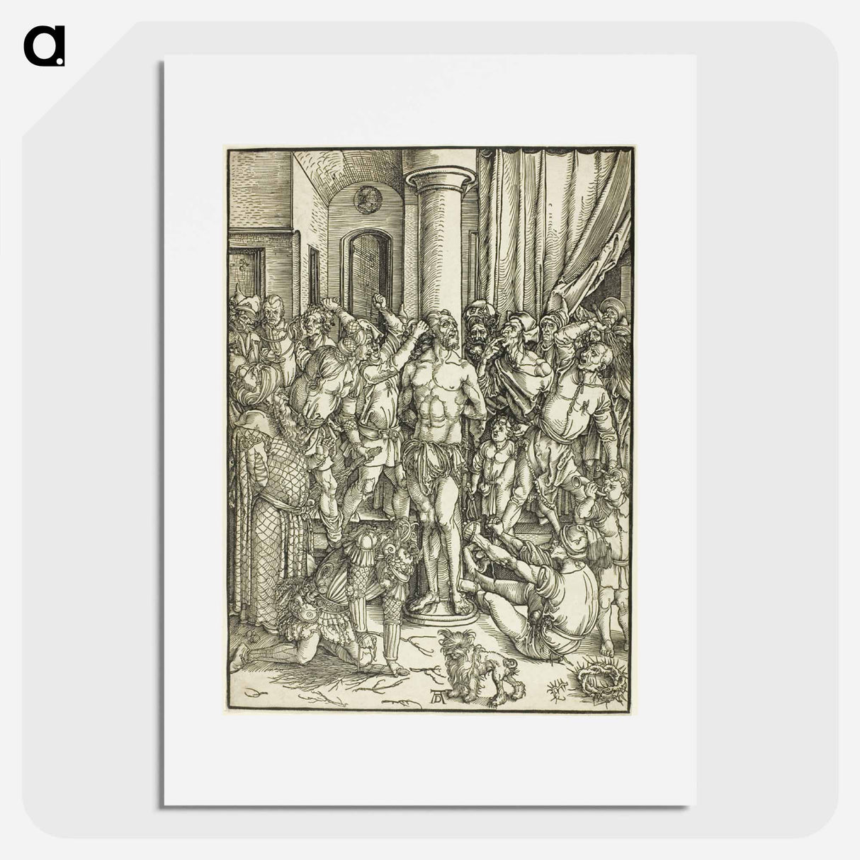 The Flagellation - アルブレヒト デューラー Poster.