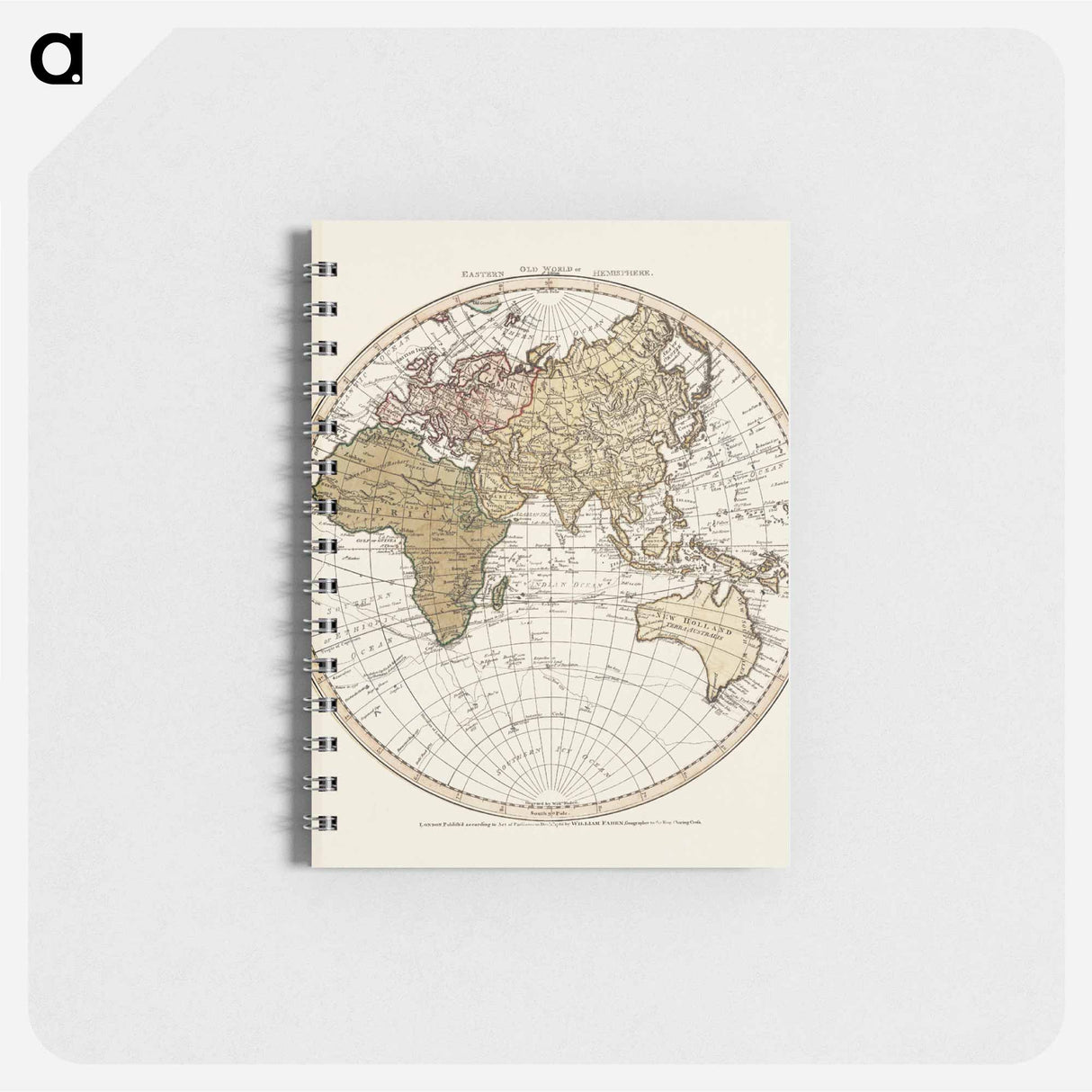 Western New World or Hemisphere. Eastern Old World or Hemisphere - アンティーク地図 Memo.