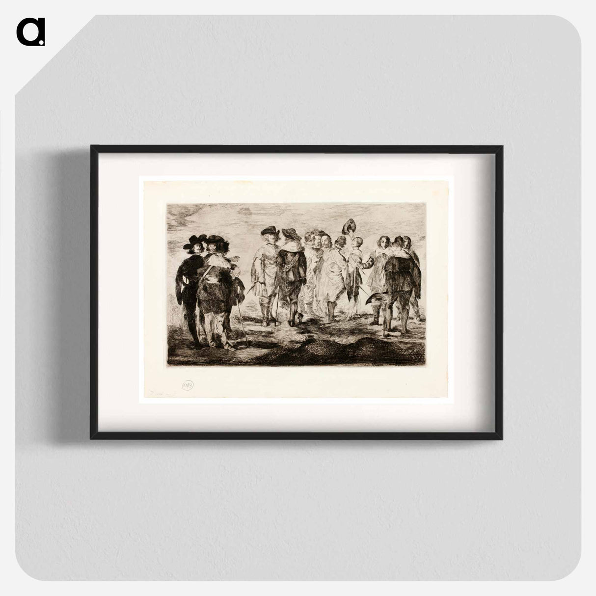 The Little Cavaliers - エドゥアール マネ Poster.