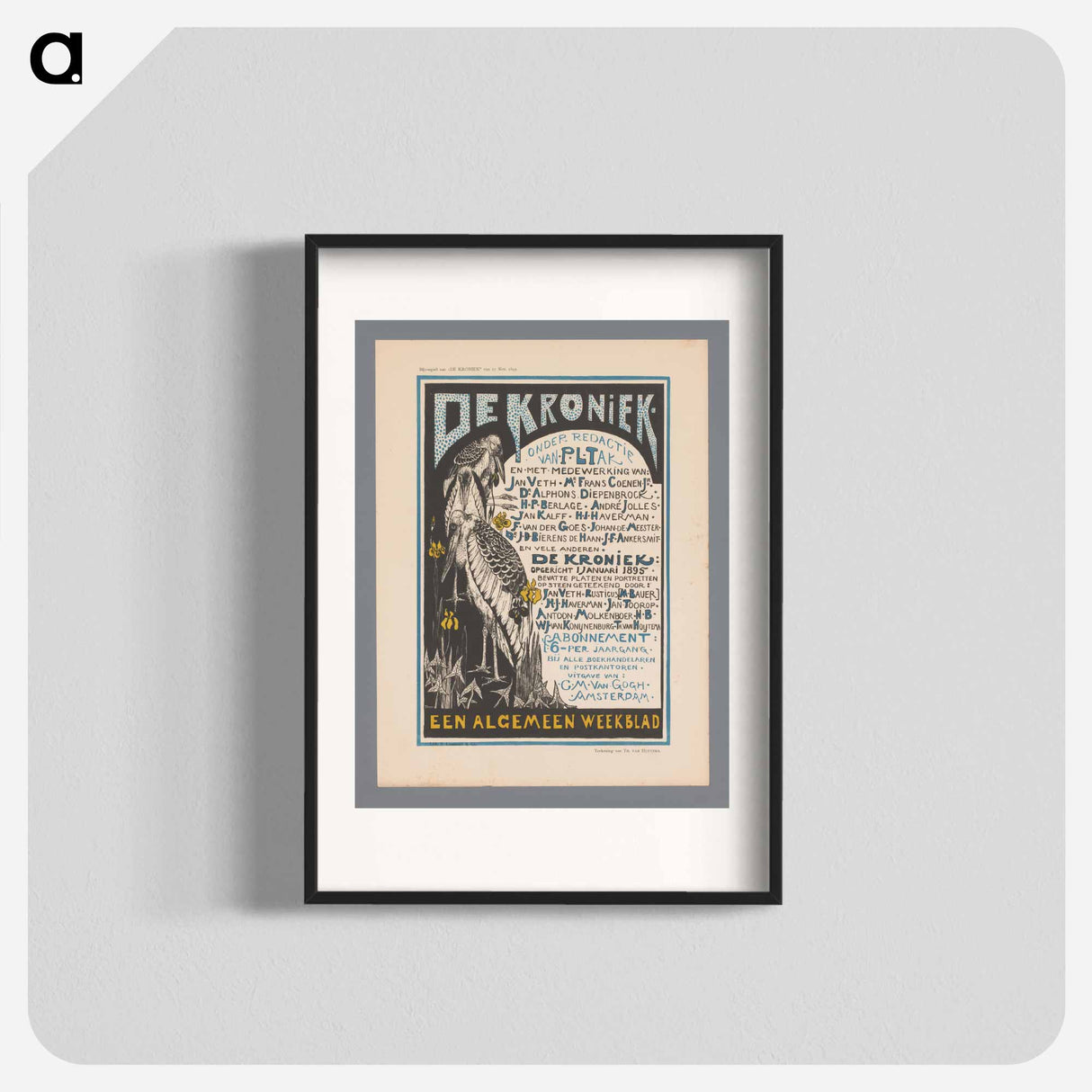 De Kroniek - Theo van Hoytema Poster.