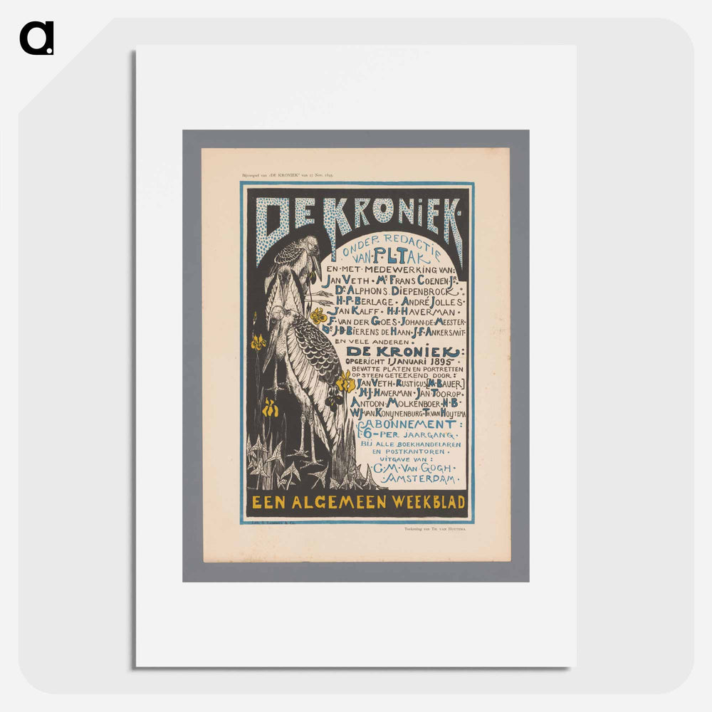 De Kroniek - Theo van Hoytema Poster.