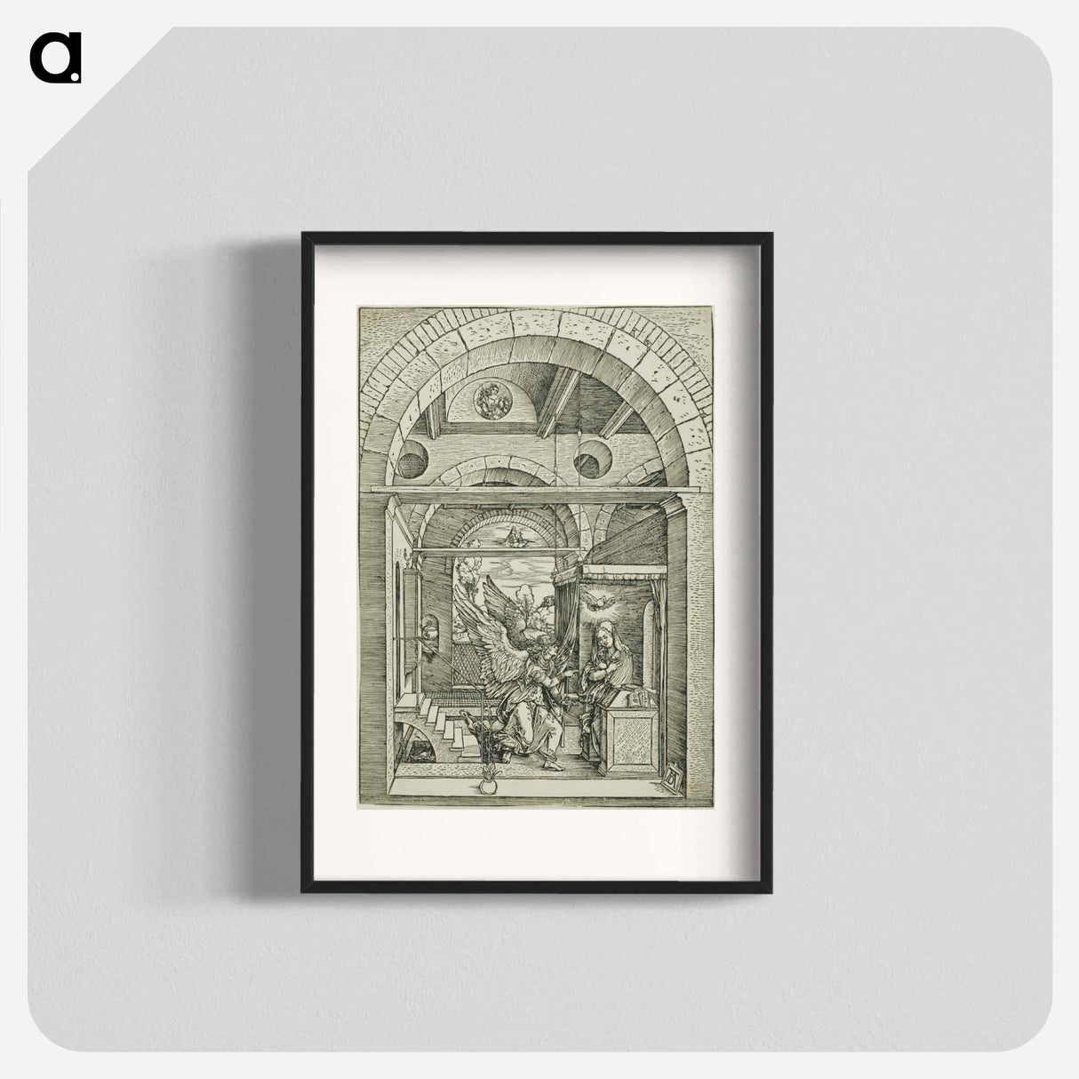 The Annunciation - アルブレヒト デューラー Poster.