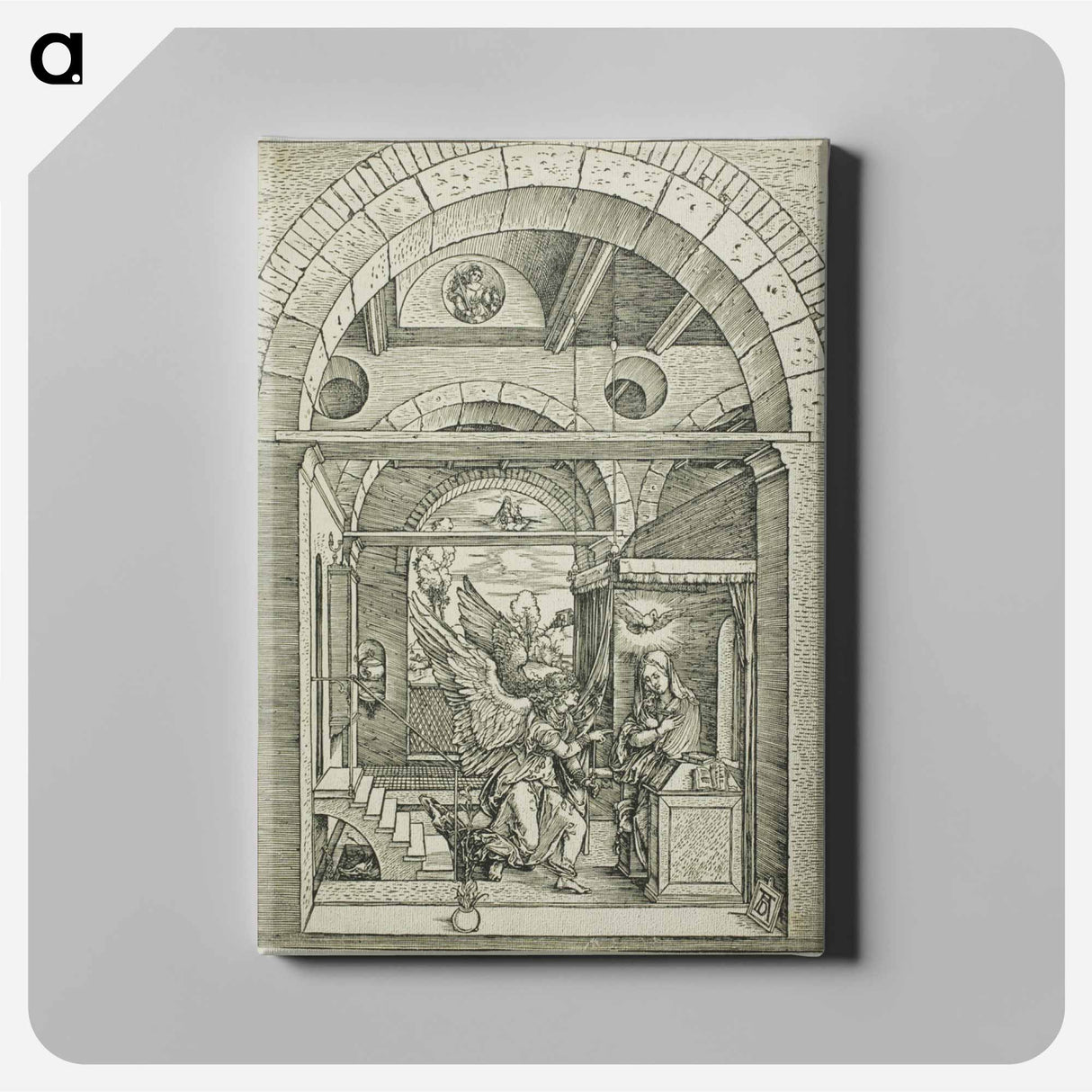 The Annunciation - アルブレヒト デューラー Canvas.