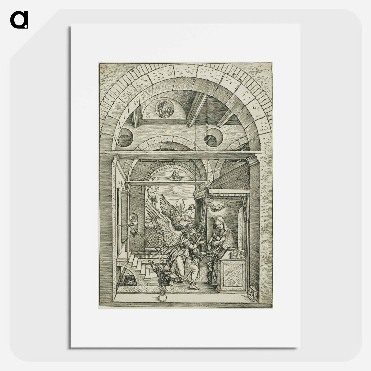 The Annunciation - アルブレヒト デューラー Poster.