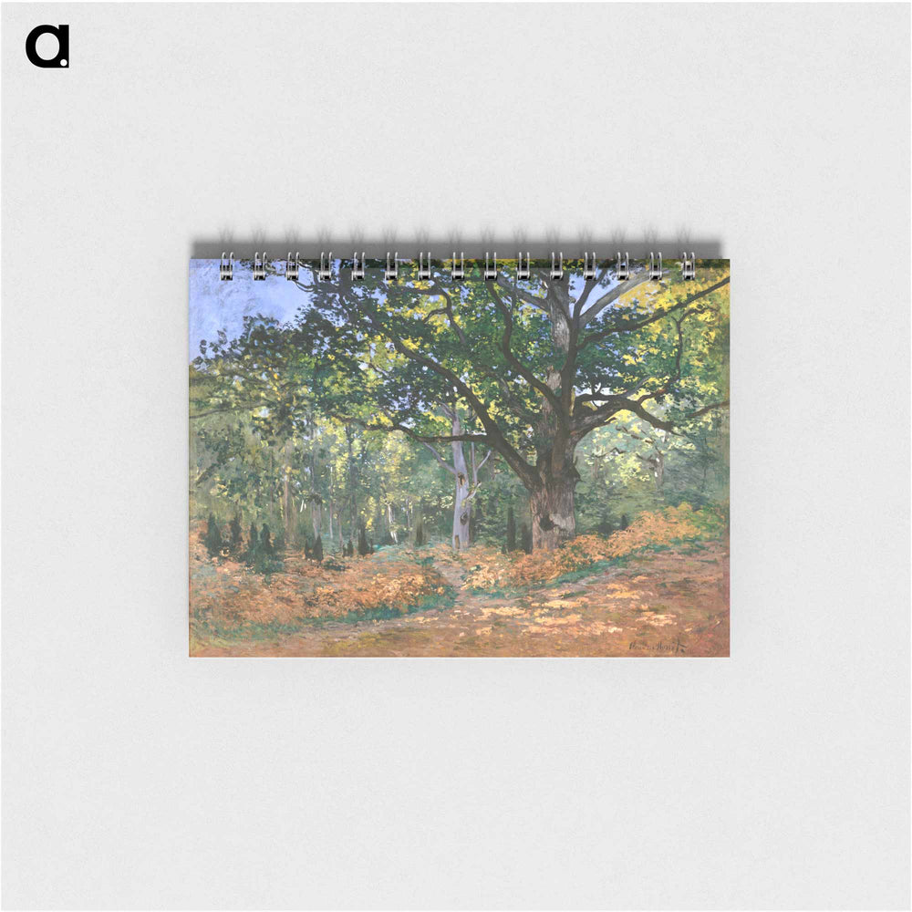 The Bodmer Oak, Fontainebleau Forest - クロード モネ Memo.