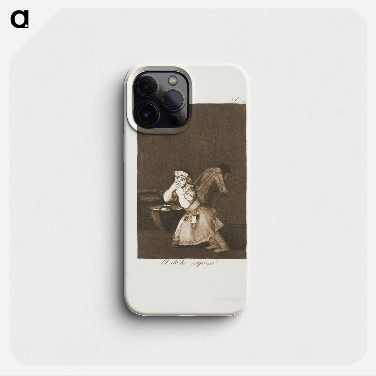 Nanny's boy - Francisco de Goya Phone Case.