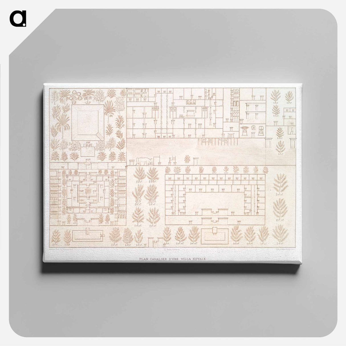 アートパネル-Royal Villa Rider Plan
- エジプト美術史 Canvas.