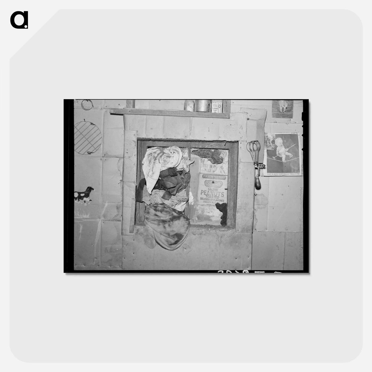アートポストカード-Stuffed Window
- ラッセル リー Postcard.
