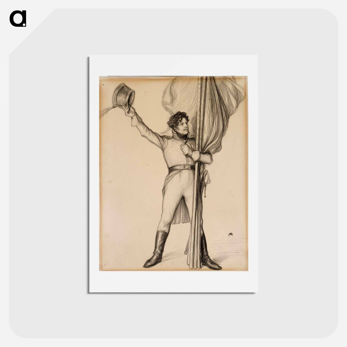 J.z. duncker - アルバート エーデルフェルト Postcard.