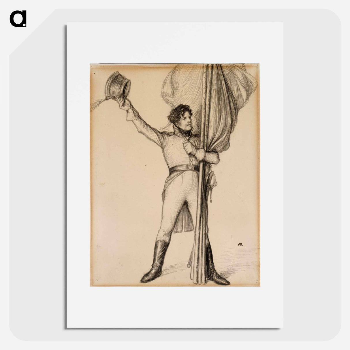 J.z. duncker - アルバート エーデルフェルト Poster.