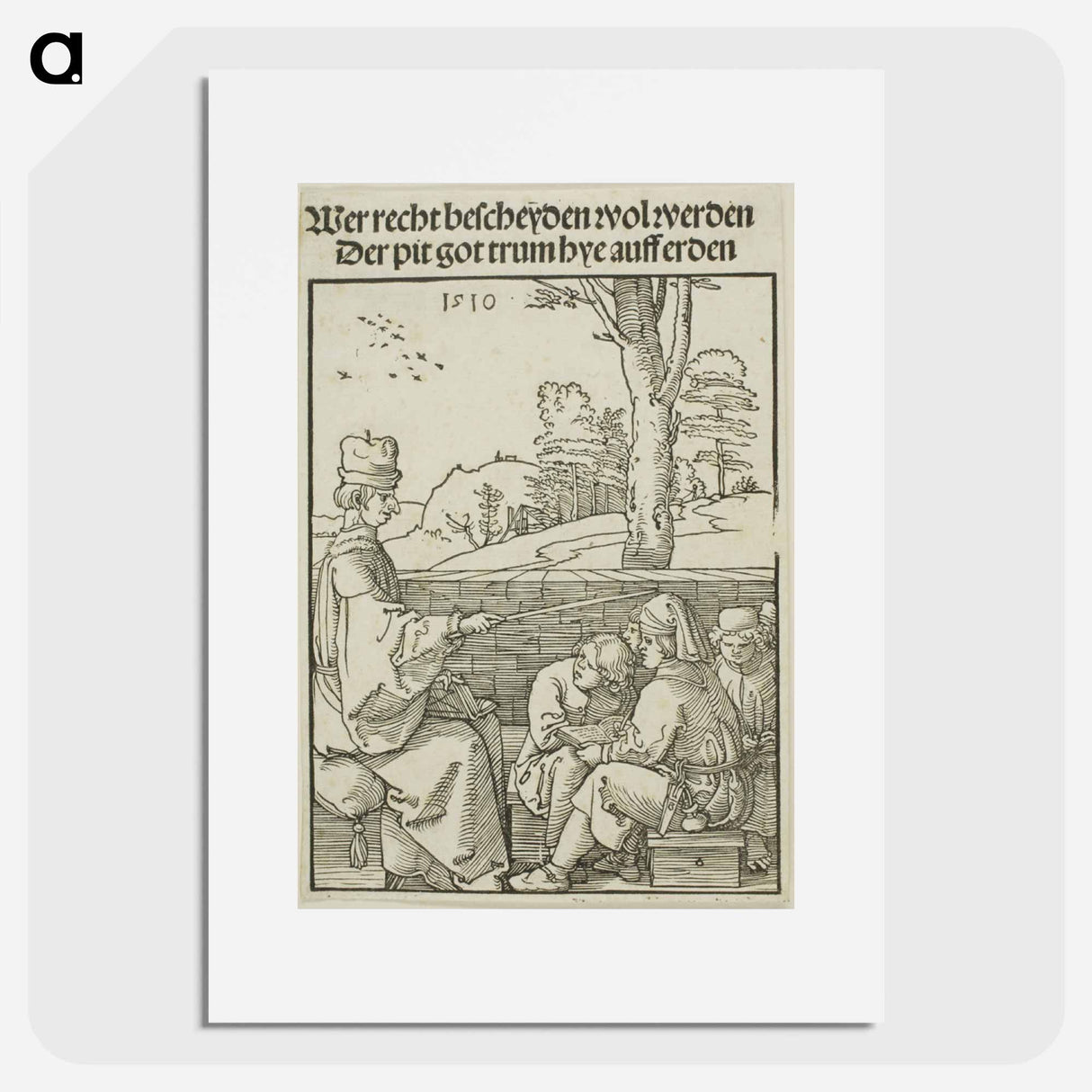 The School Teacher - アルブレヒト デューラー Poster.