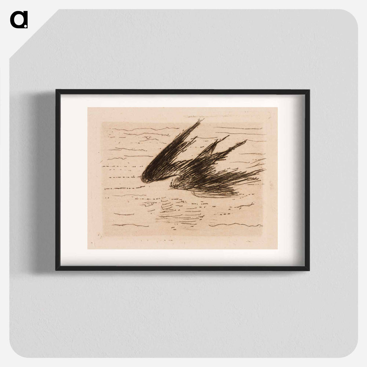 Swallows - エドゥアール マネ Poster.