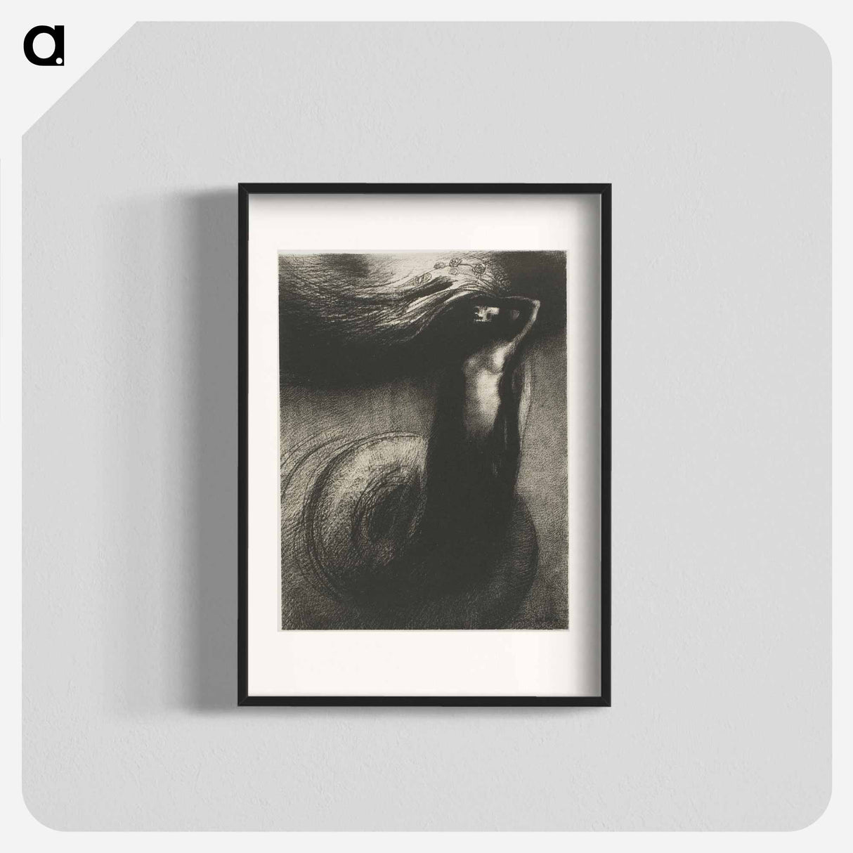 Death: "My irony surpasses all others!" - オディロン ルドン Poster.