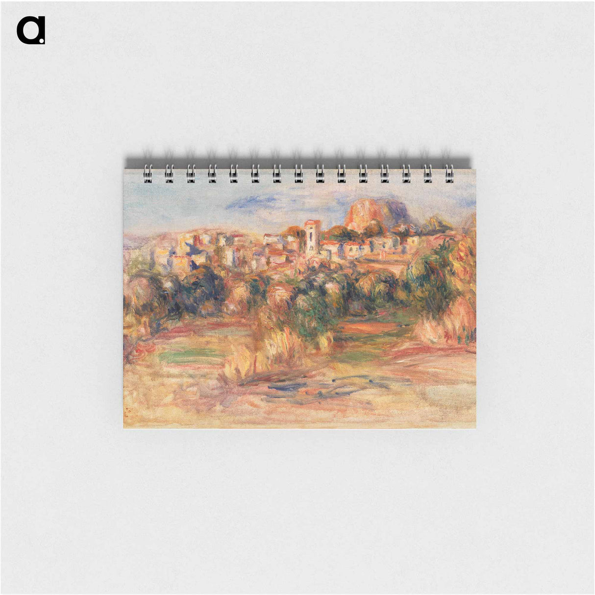 Landscape, La Gaude - ピエール オーギュスト ルノワール Memo.