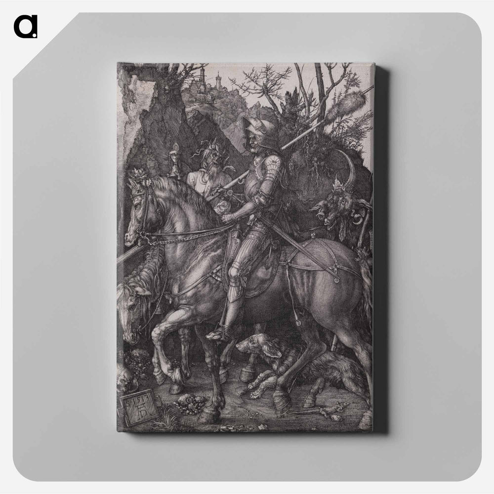 Knight, Death, and the Devil - アルブレヒト デューラー Canvas.