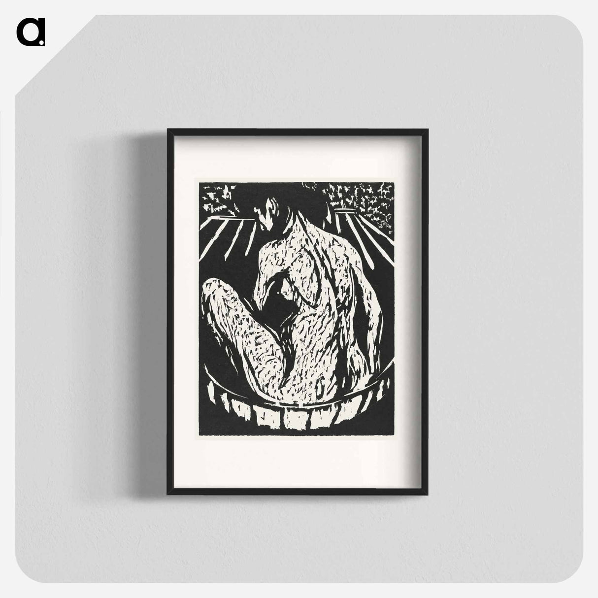 Female Nude - Ernst Ludwig Kirchner Poster.