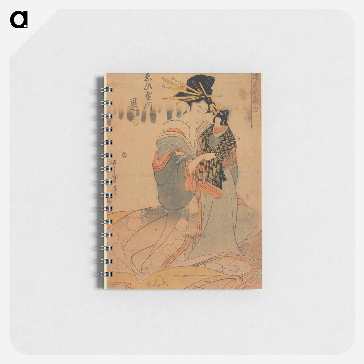 Prostitute Zetō of Ebiya House - 喜多川 歌麿 Memo.