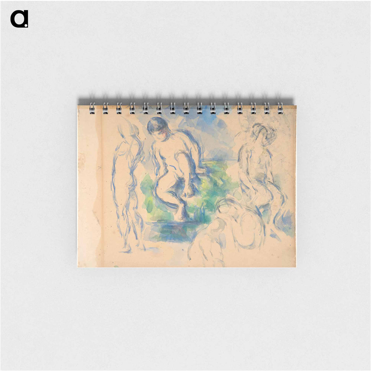 Bathers (recto); Still Life (verso) - ポール セザンヌ Memo.