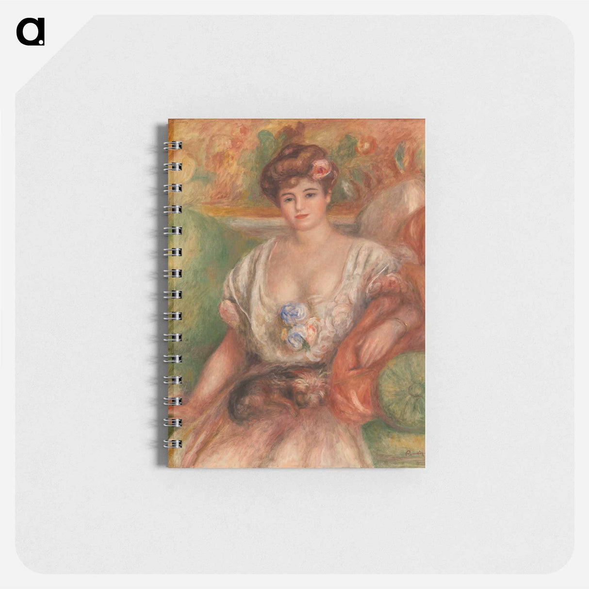 Portrait of Misia Sert - ピエール オーギュスト ルノワール Memo.