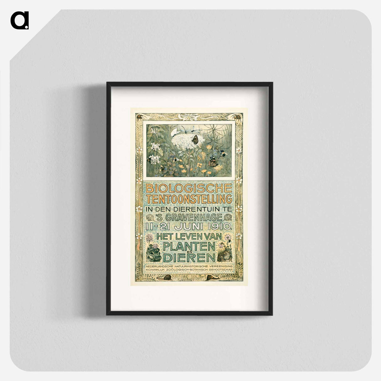 Biologische Tentoonstelling - Theo van Hoytema Poster.