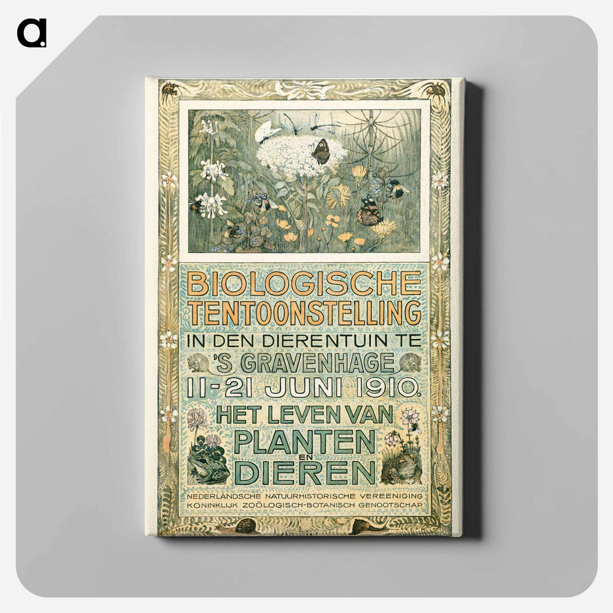 アートパネル-Biologische Tentoonstelling - テオ ヴァン ホイテマ Canvas.