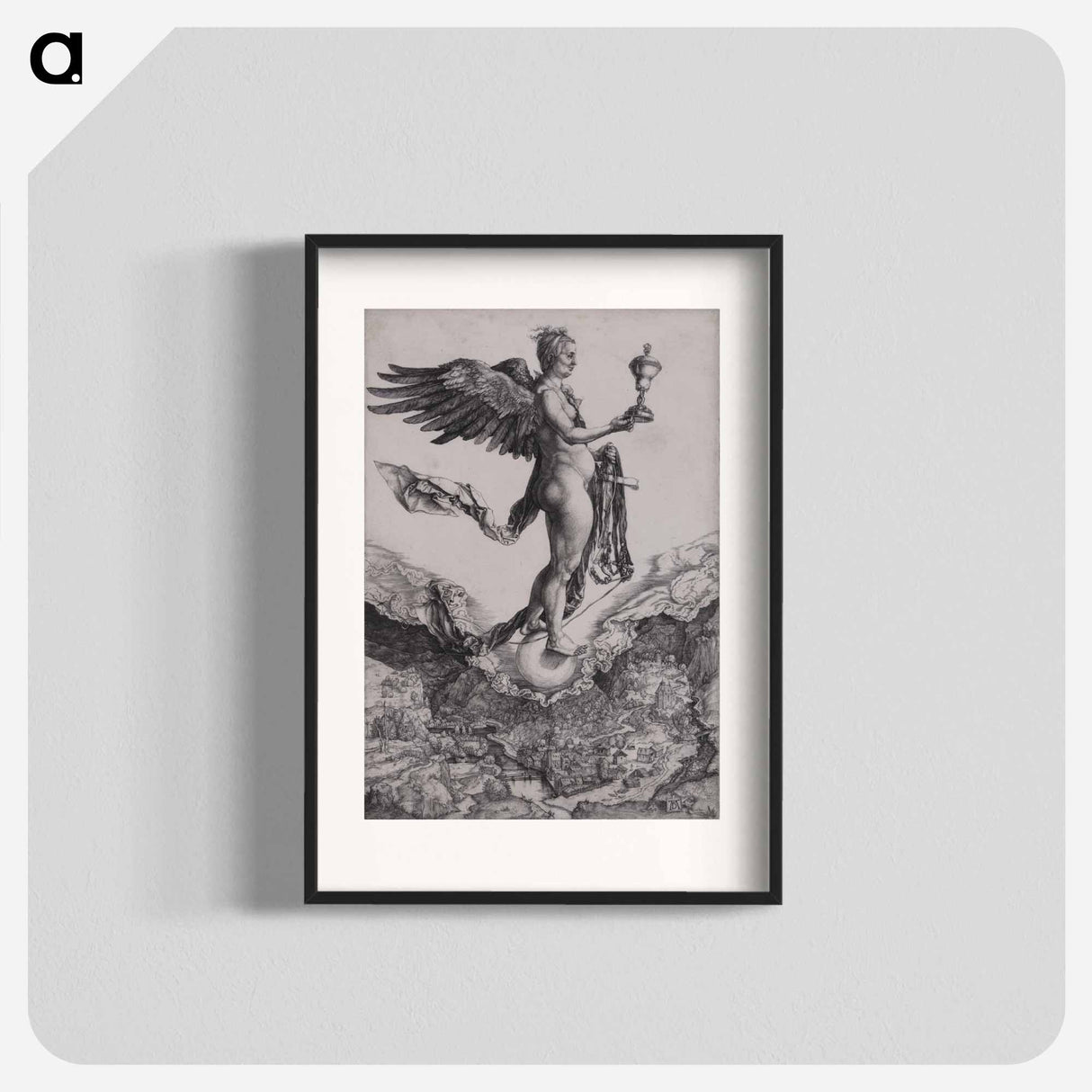 Nemesis (The Great Fortune) - アルブレヒト デューラー Poster.