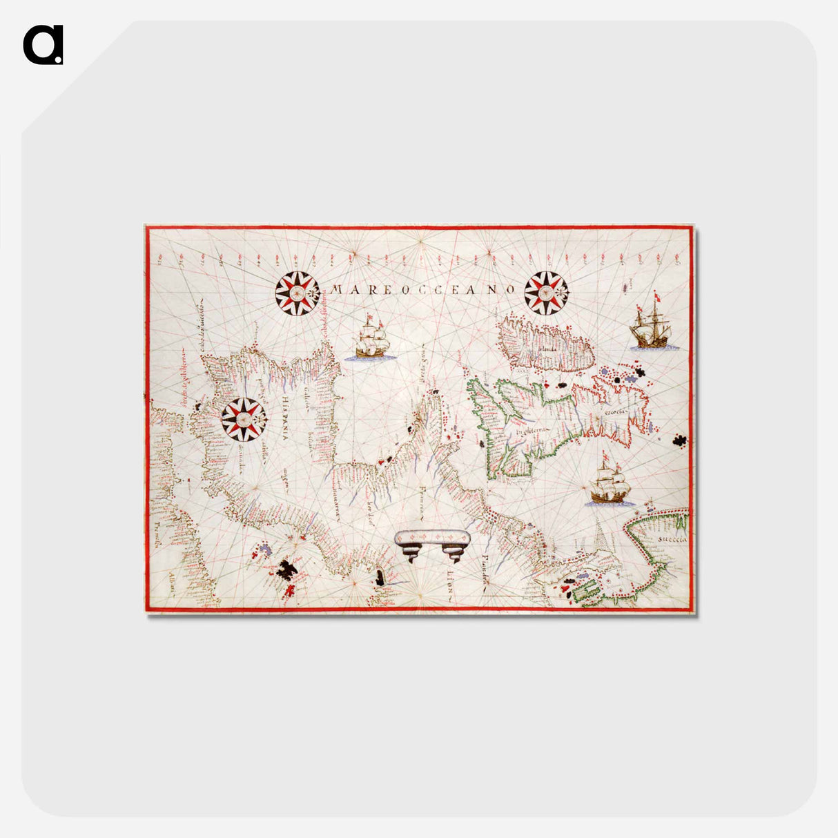 2-92_Antique-Maps_postcard