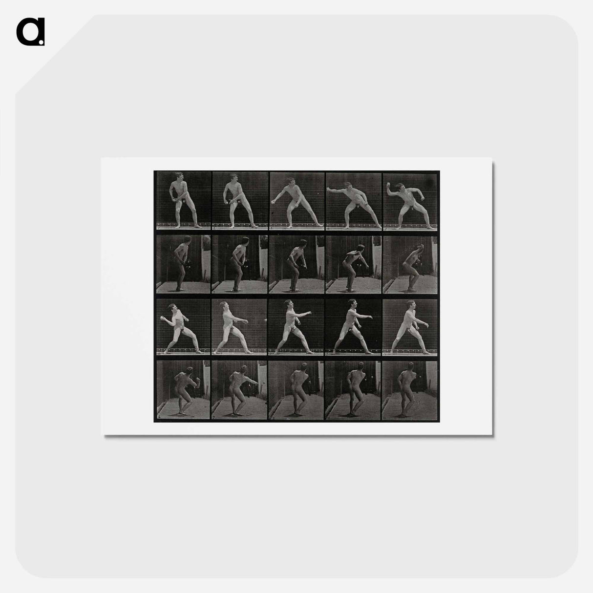 アートポストカード-Man Throwing a Ball
- エドワード マイブリッジ Postcard.