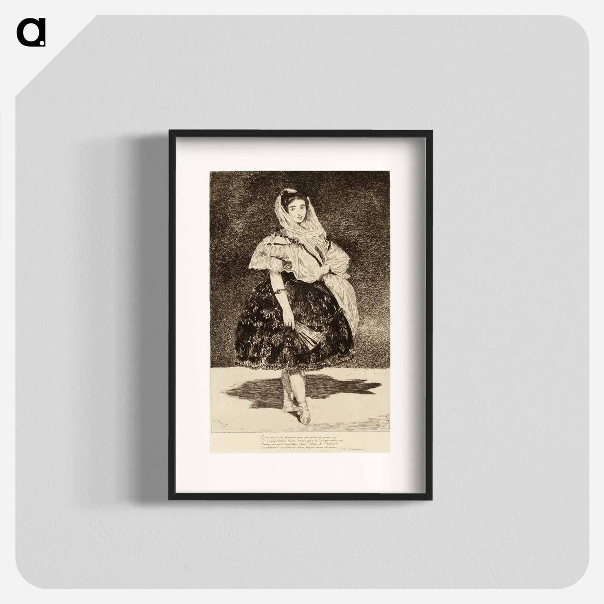 Lola de Valence - エドゥアール マネ Poster.