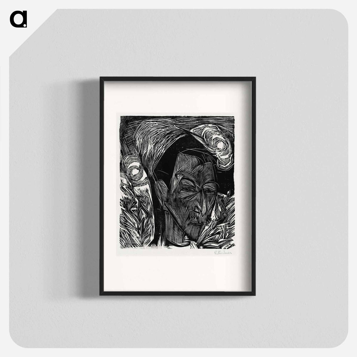 The Fifth Bauhaus Portfolio: German Artists - Ernst Ludwig Kirchner Poster.