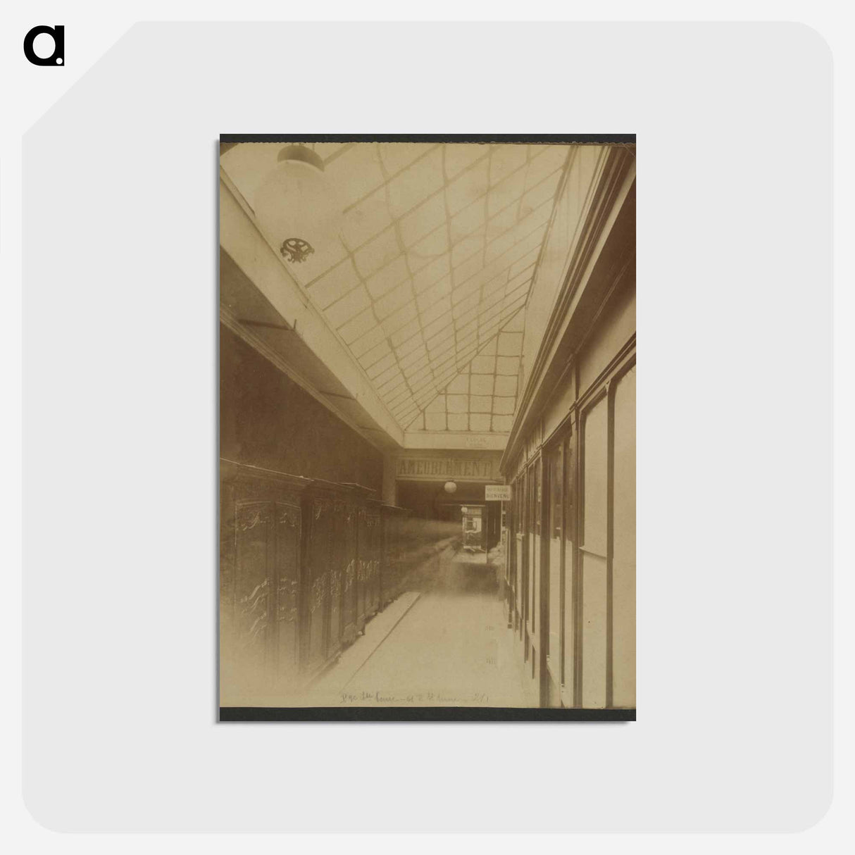 アートポストカード-Passage Sainte-Anne
- ウジェーヌ アジェ Postcard.