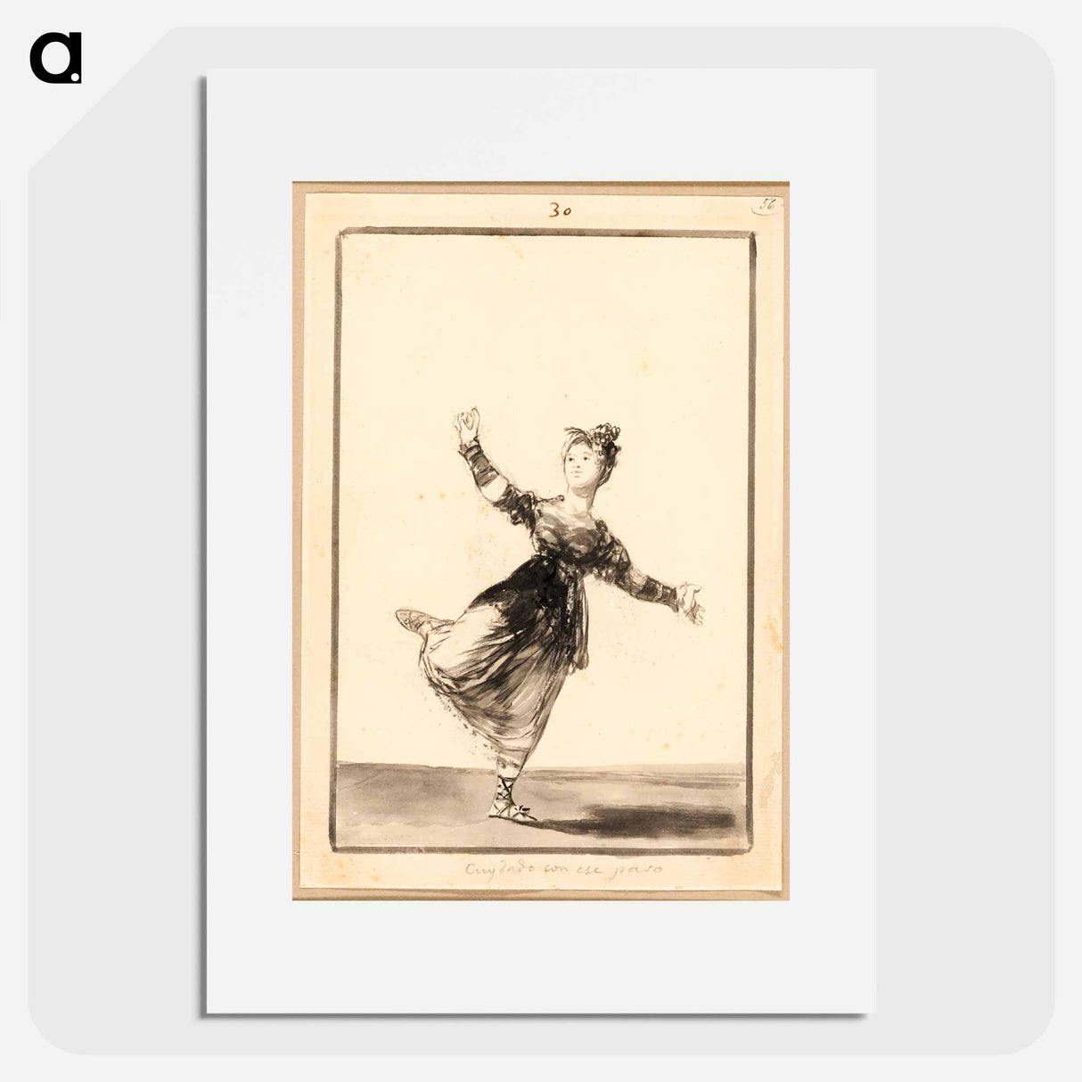 Be Careful with that Step! - フランシスコ デ ゴヤ Poster.