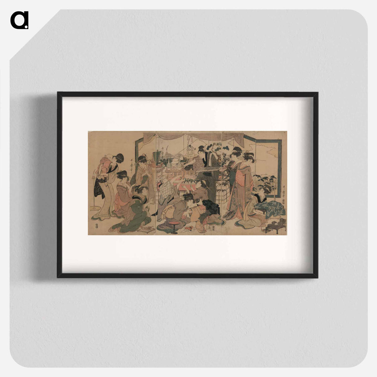 アートポスター-Ebisuko - 喜多川 歌麿 Poster.
