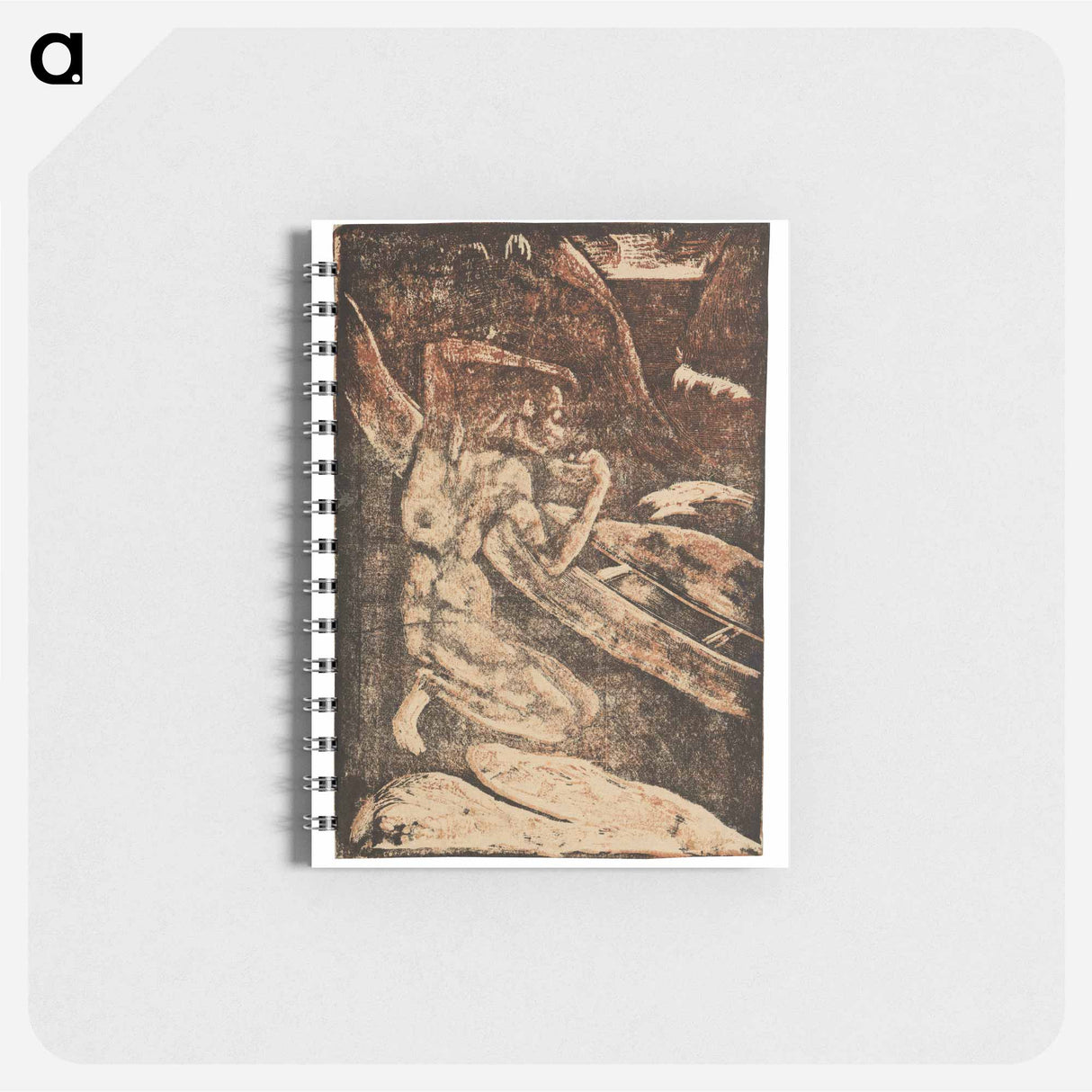 A Fisherman Drinking Beside His Canoe - ポール ゴーギャン Memo.