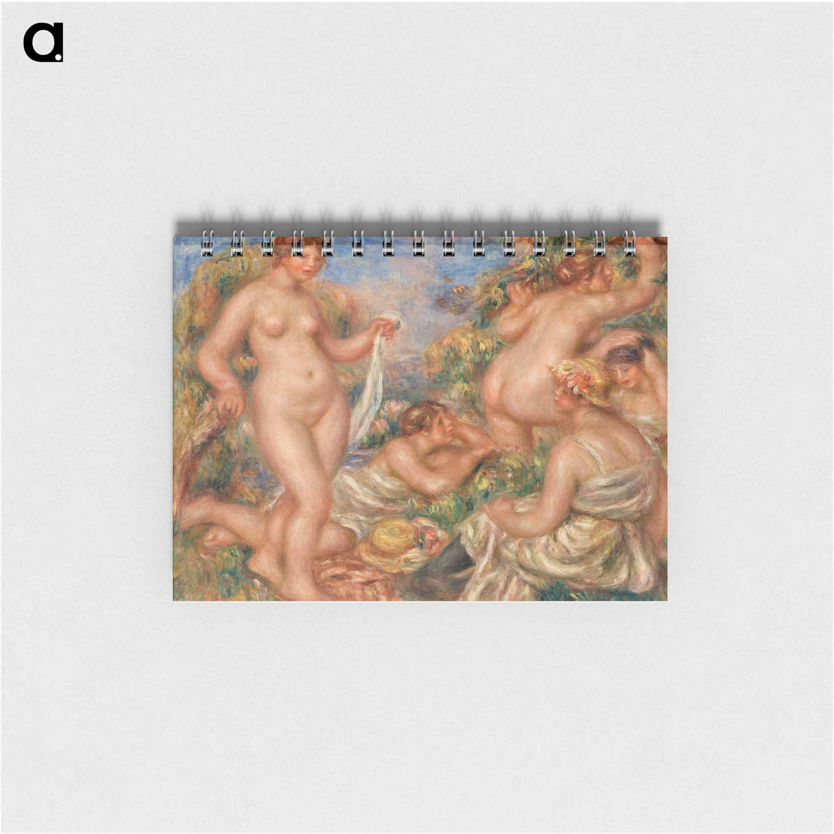 Composition, Five Bathers - ピエール オーギュスト ルノワール Memo.