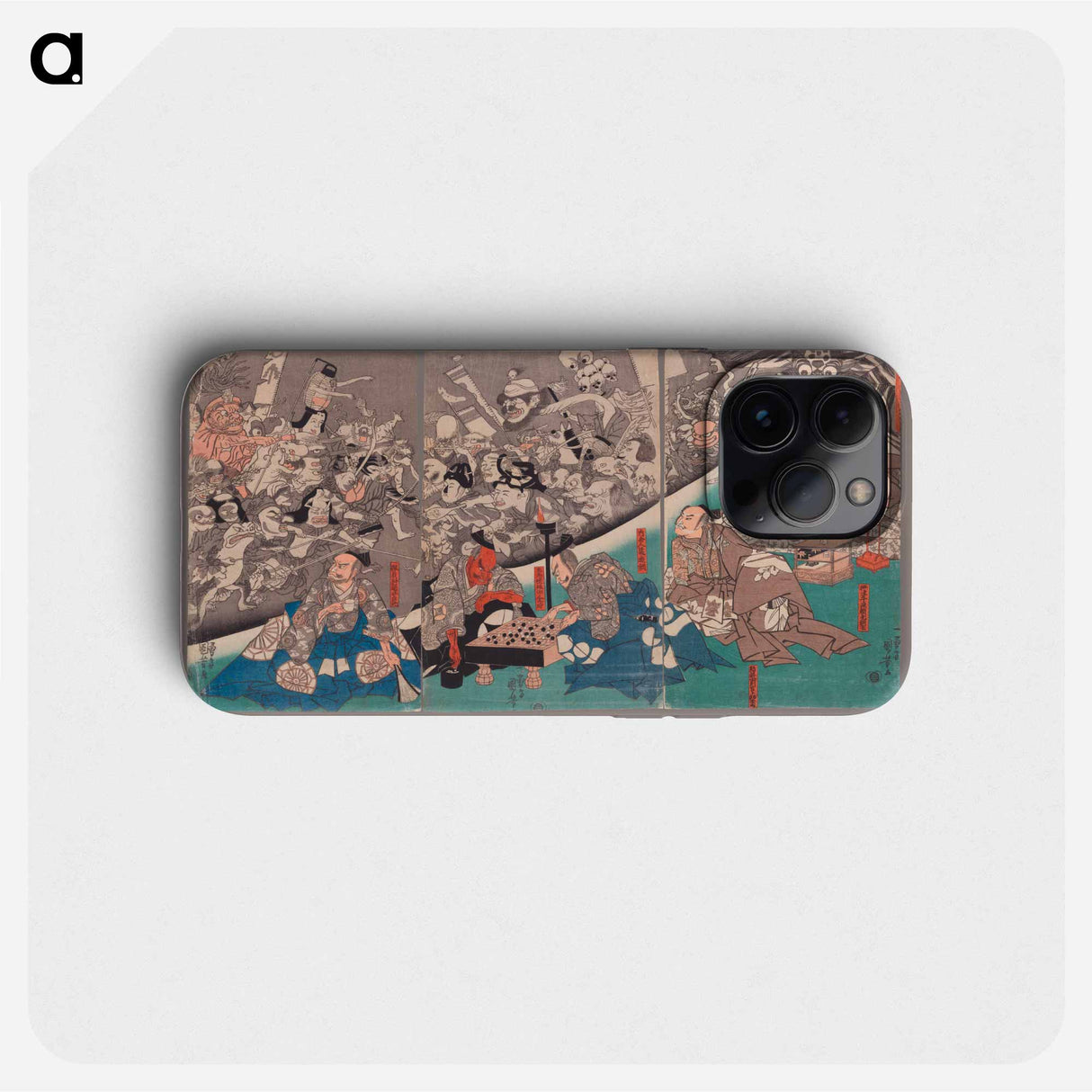 The Earth Spider Generates Monsters at the Mansion of Lord Minamoto Yorimitsu - 歌川 国芳 Phone Case.