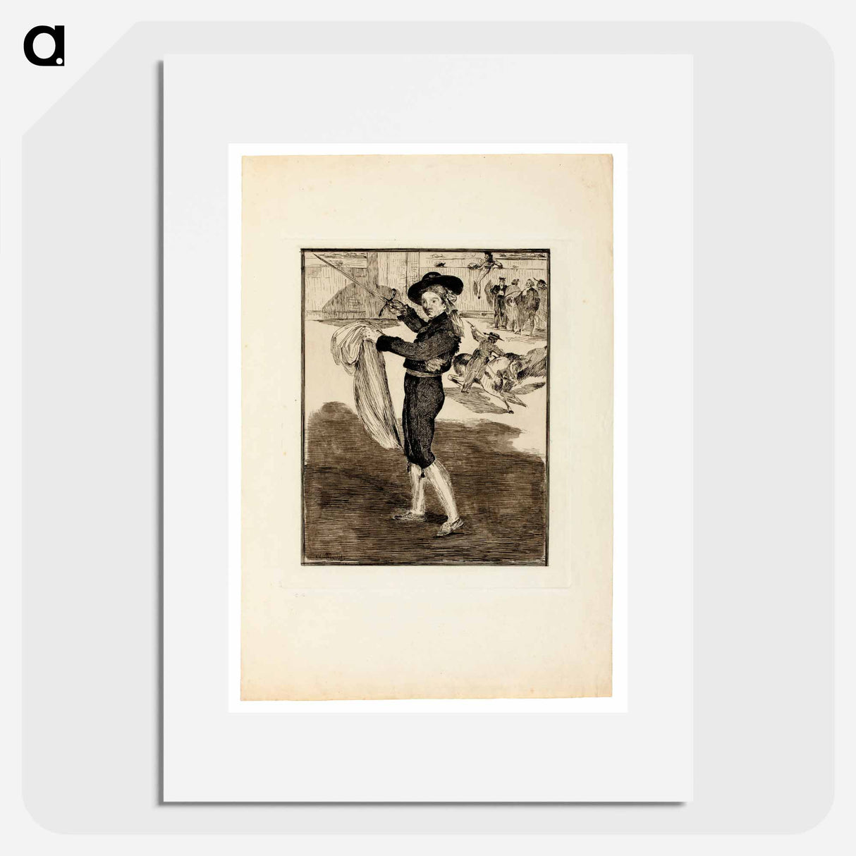 Victorine Meurent in the Costume of an "Espada" - Édouard Manet Poster.