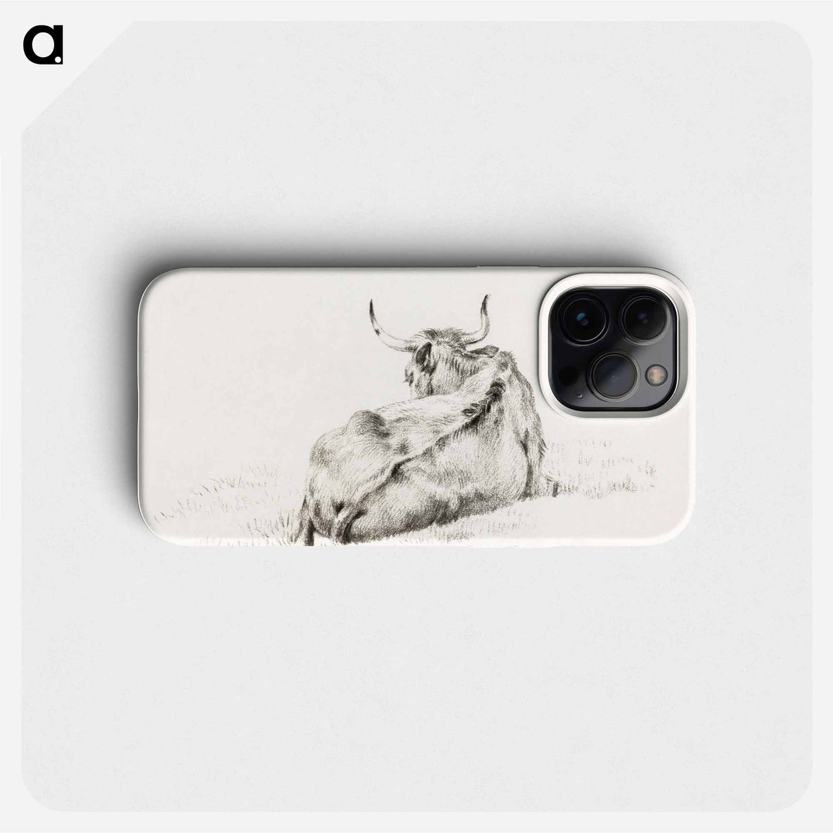 Lying cow - ジャン ベルナール Phone Case.