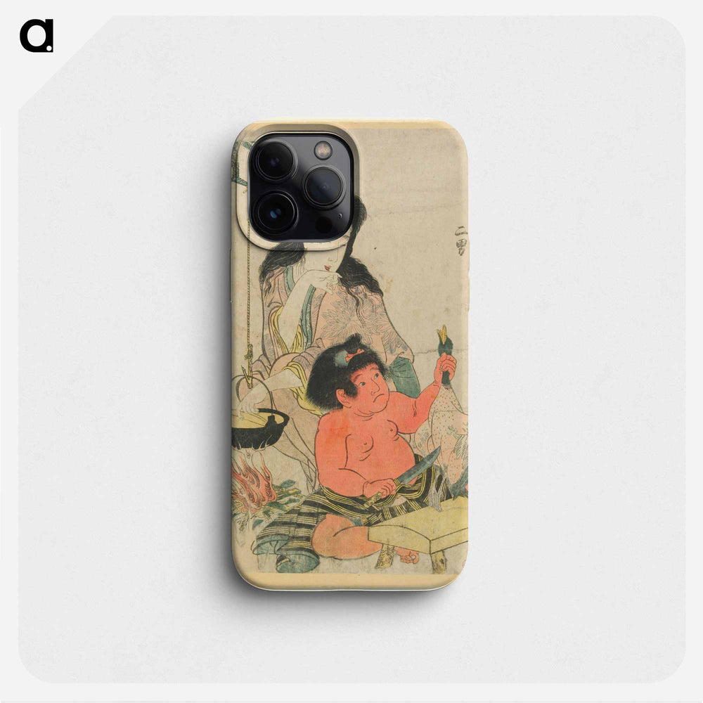 The Second Son - 喜多川 歌麿 Phone Case.
