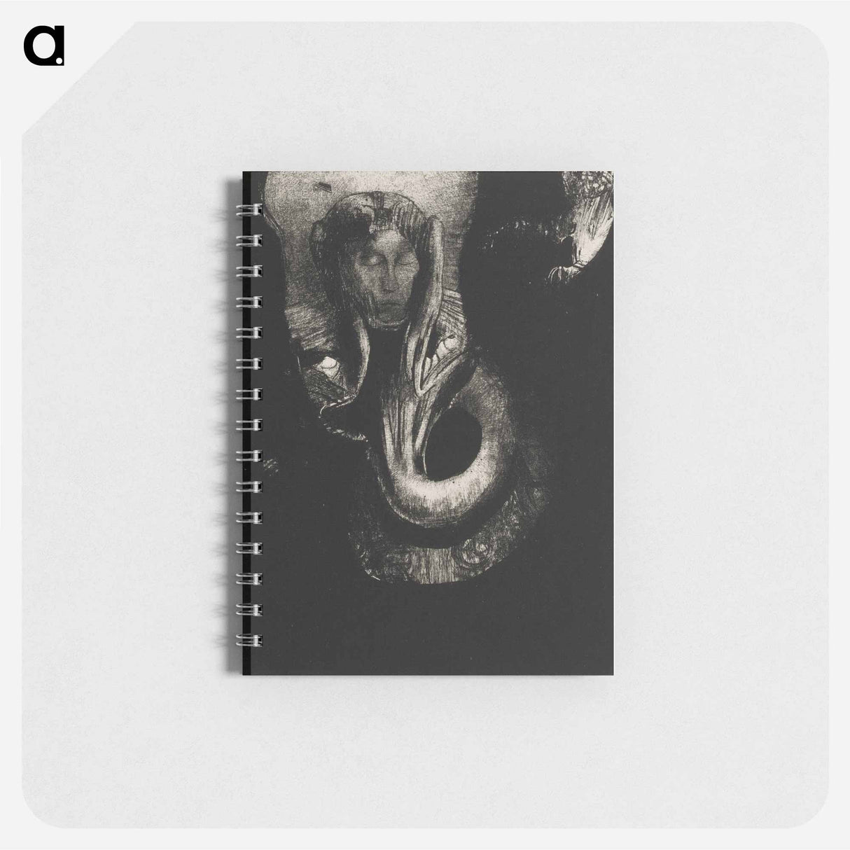 Oannes: "I, the first consciousness in Chaos, rose from the abyss to harden matter, to determine forms," - オディロン ルドン Memo.