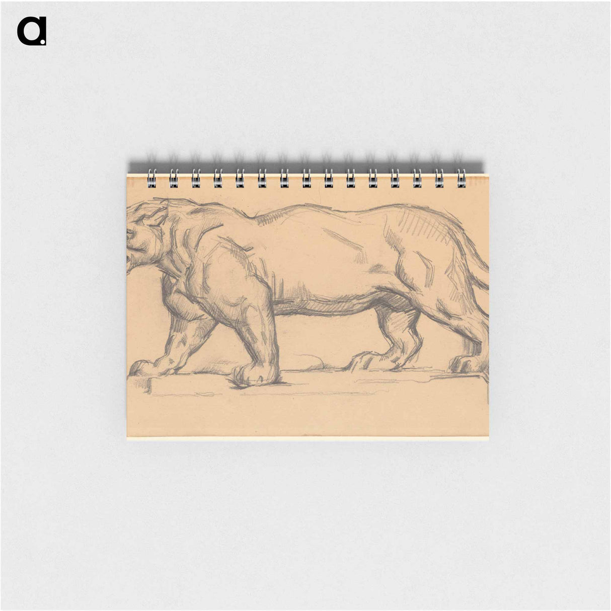 Jaguar drawing in high resolution by Paul Cézanne - ポール セザンヌ Memo.