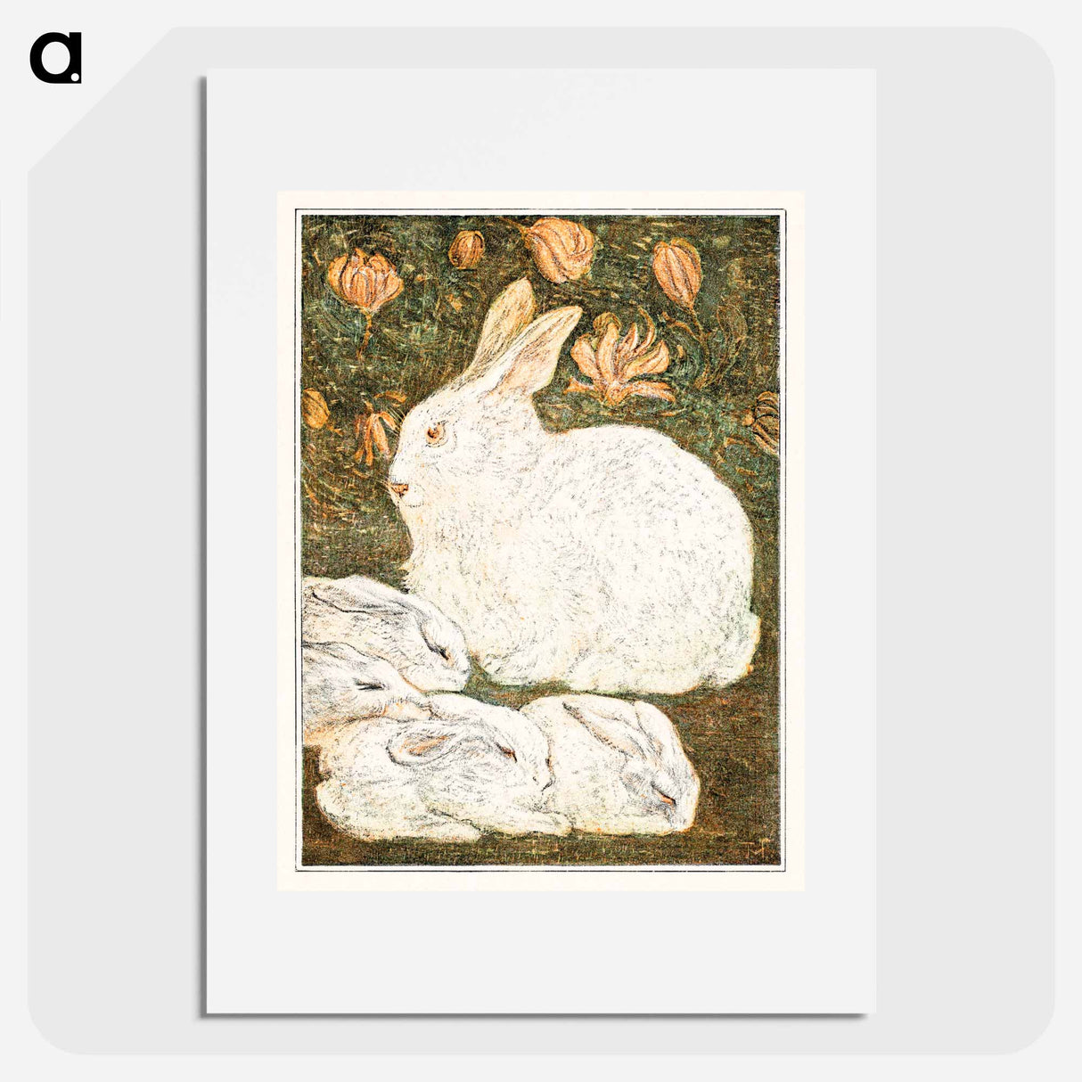 Konijnen - Theo van Hoytema Poster.