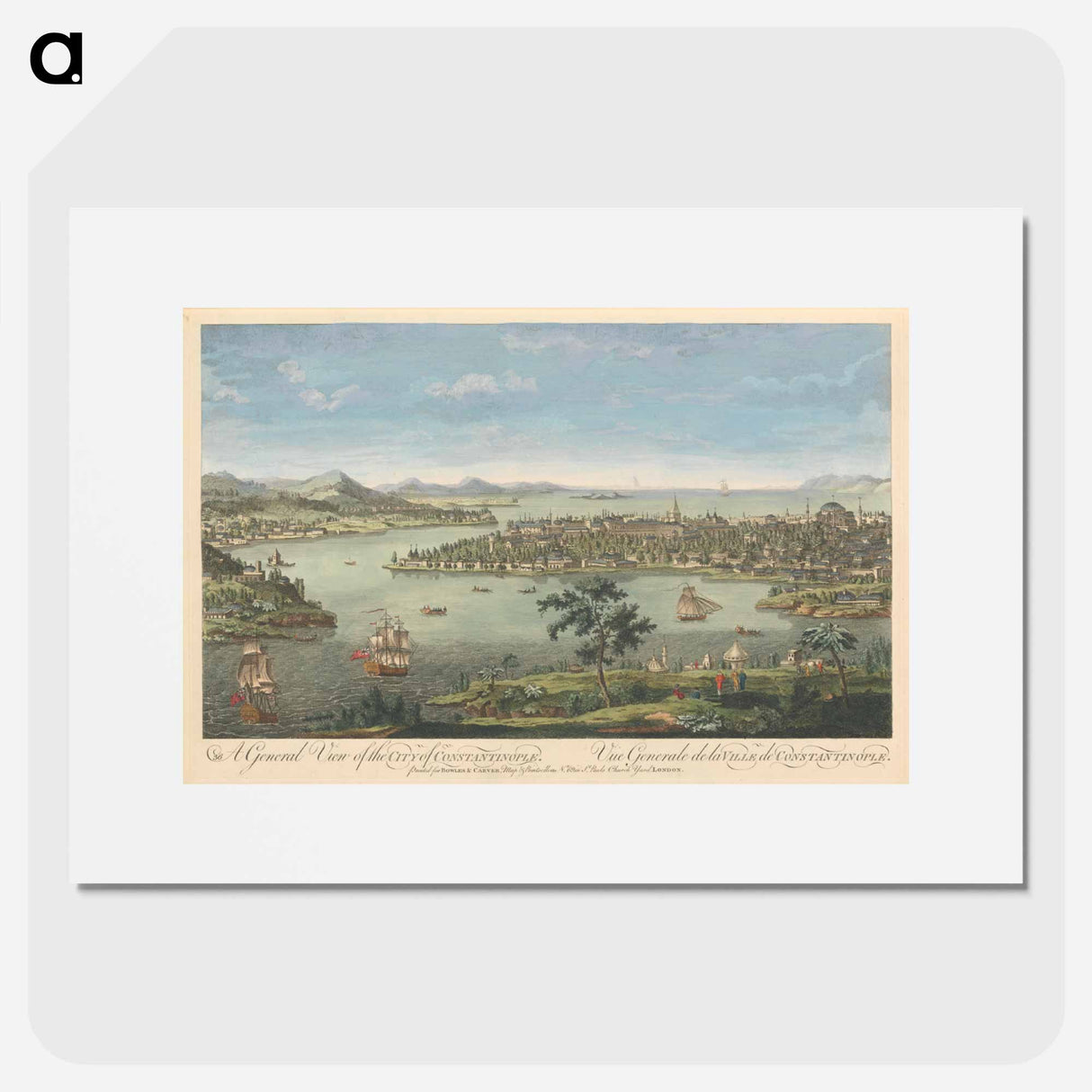 アートポスター-A General View of the City of Constantinople
- イェール大学アートギャラリー Poster.