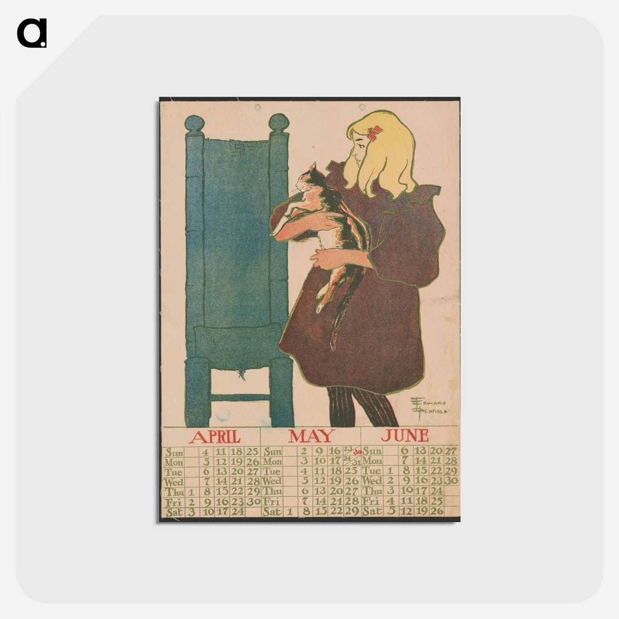 2-95_Edward-Penfield_postcard